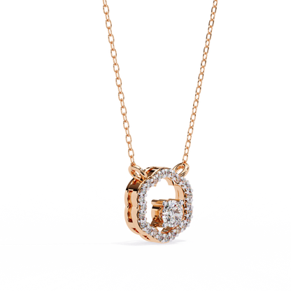 Diamond Drift – Round Lab Diamond Necklace
