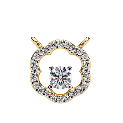 Diamond Drift – Round Lab Diamond Necklace