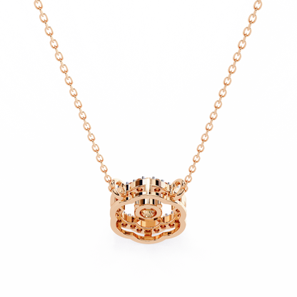 Diamond Drift – Round Lab Diamond Necklace