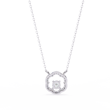 Diamond Drift – Round Lab Diamond Necklace