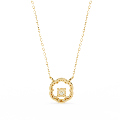 Diamond Drift – Round Lab Diamond Necklace