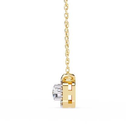 Light Flow – Round Lab Diamond Chain Necklace