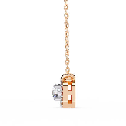 Light Flow – Round Lab Diamond Chain Necklace