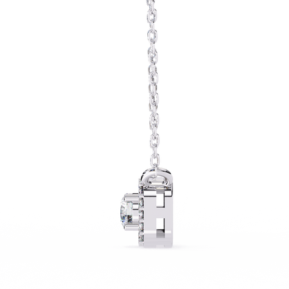 Light Flow – Round Lab Diamond Chain Necklace