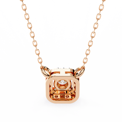 Light Flow – Round Lab Diamond Chain Necklace