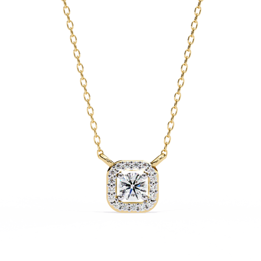 Light Flow – Round Lab Diamond Chain Necklace