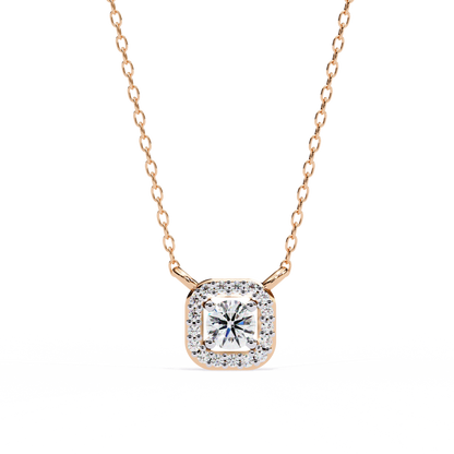 Light Flow – Round Lab Diamond Chain Necklace