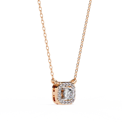 Light Flow – Round Lab Diamond Chain Necklace