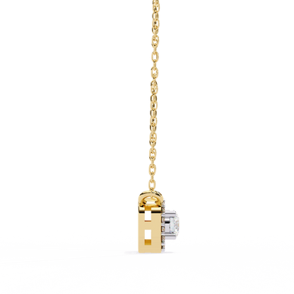 Light Flow – Round Lab Diamond Chain Necklace