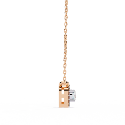 Light Flow – Round Lab Diamond Chain Necklace