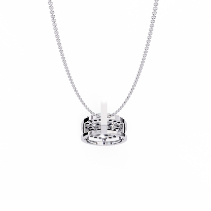 Diamond Lace – Round Lab Diamond Cluster Pendant