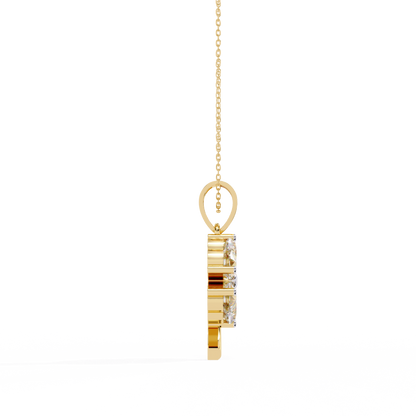 Sweetheart Shine – Heart Lab Diamond Pendant