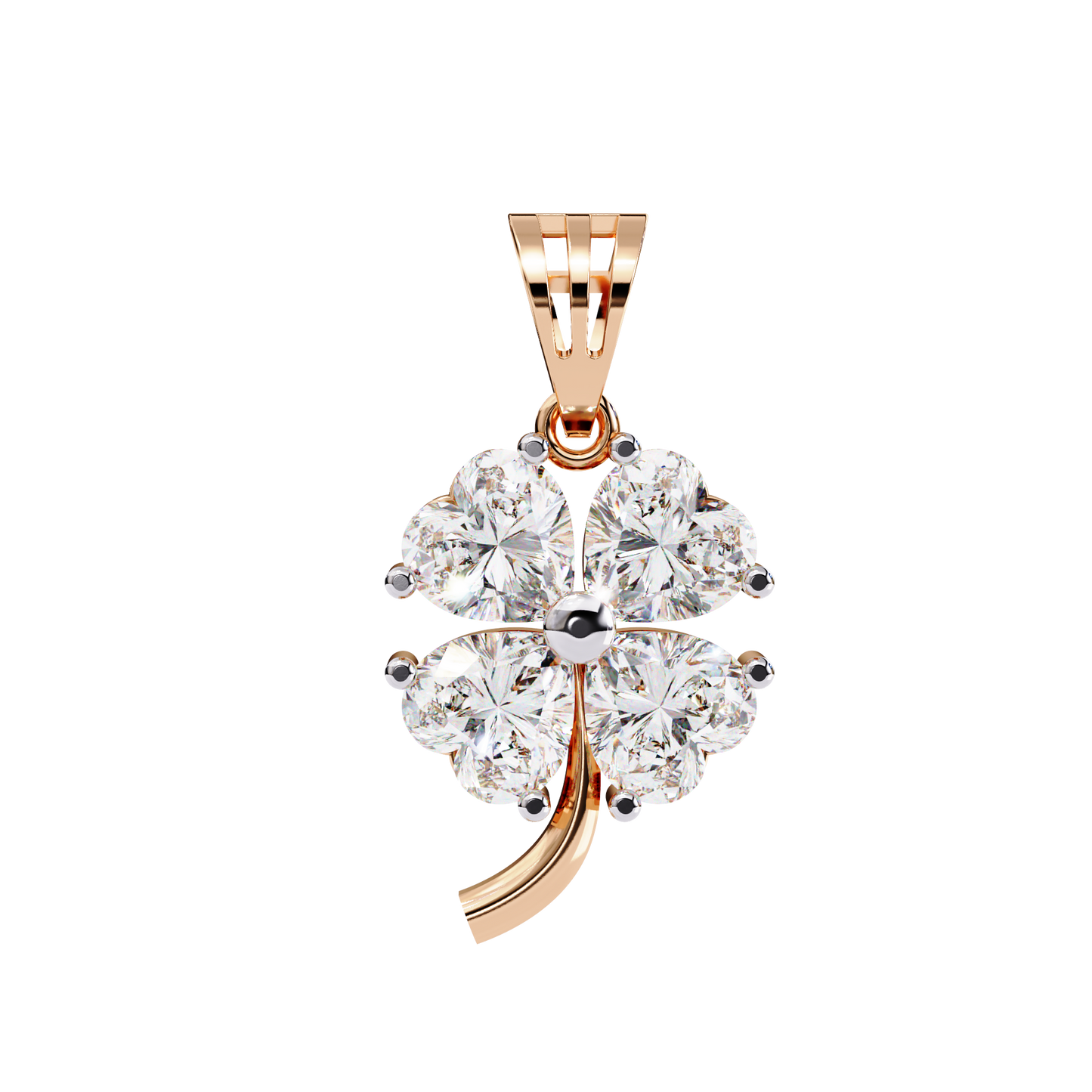 Sweetheart Shine – Heart Lab Diamond Pendant