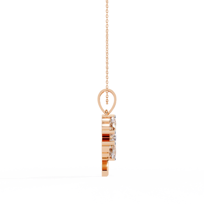 Sweetheart Shine – Heart Lab Diamond Pendant