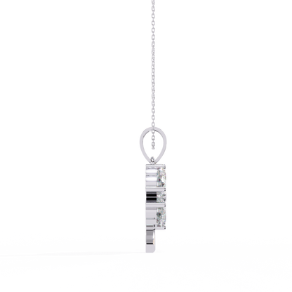 Sweetheart Shine – Heart Lab Diamond Pendant