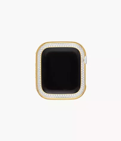 SERIES 7 AND 8 41MM DIAMOND CASE FOR APPLE WATCH IN 18K GOLD-PLATED