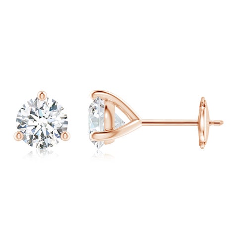 1.50CTW 14K Lab-Grown Prong-Set Round Diamond Martini Stud Earrings