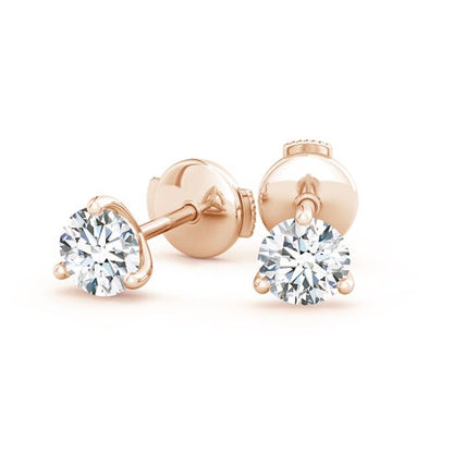 1.50CTW 14K Lab-Grown Prong-Set Round Diamond Martini Stud Earrings
