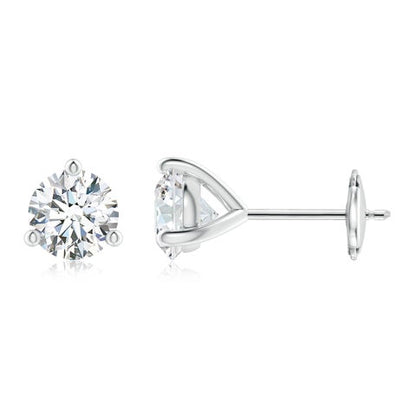 1.50CTW 14K Lab-Grown Prong-Set Round Diamond Martini Stud Earrings