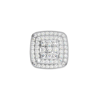 Pavé Diamond Signet Ring