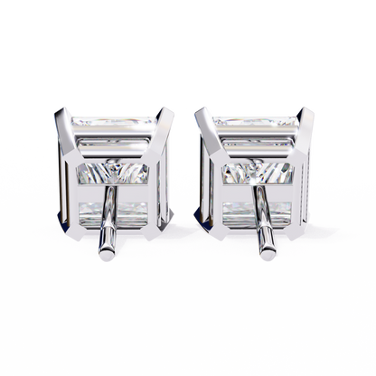 Regent Squares – Princess Cut Lab Diamond Bold Studs