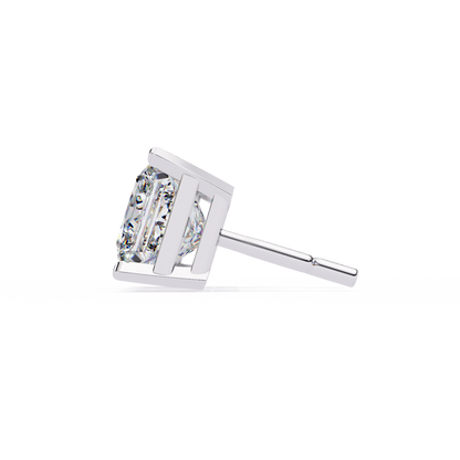 Regent Squares – Princess Cut Lab Diamond Bold Studs