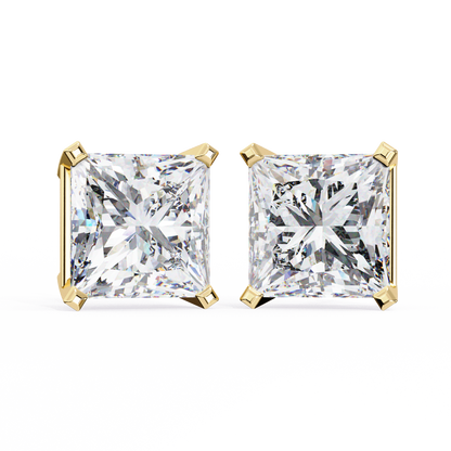 Regent Squares – Princess Cut Lab Diamond Bold Studs
