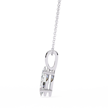 Wingspan – Marquise Lab Diamond Split-Prong Chain Pendant