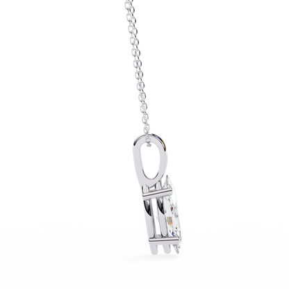 Wingspan – Marquise Lab Diamond Split-Prong Chain Pendant