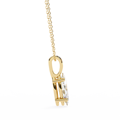 Wingspan – Marquise Lab Diamond Split-Prong Chain Pendant