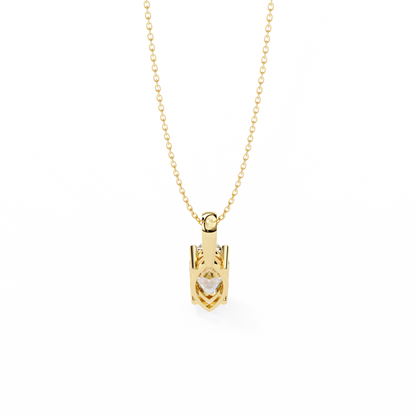 Wingspan – Marquise Lab Diamond Split-Prong Chain Pendant