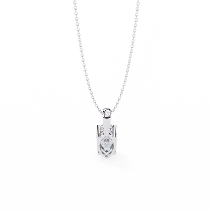 Wingspan – Marquise Lab Diamond Split-Prong Chain Pendant