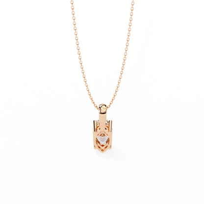 Wingspan – Marquise Lab Diamond Split-Prong Chain Pendant