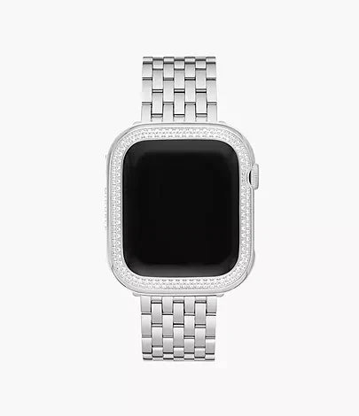 SERIES 7 AND 8 41MM DIAMOND CASE FOR APPLE WATCH IN STAINLESS STEEL