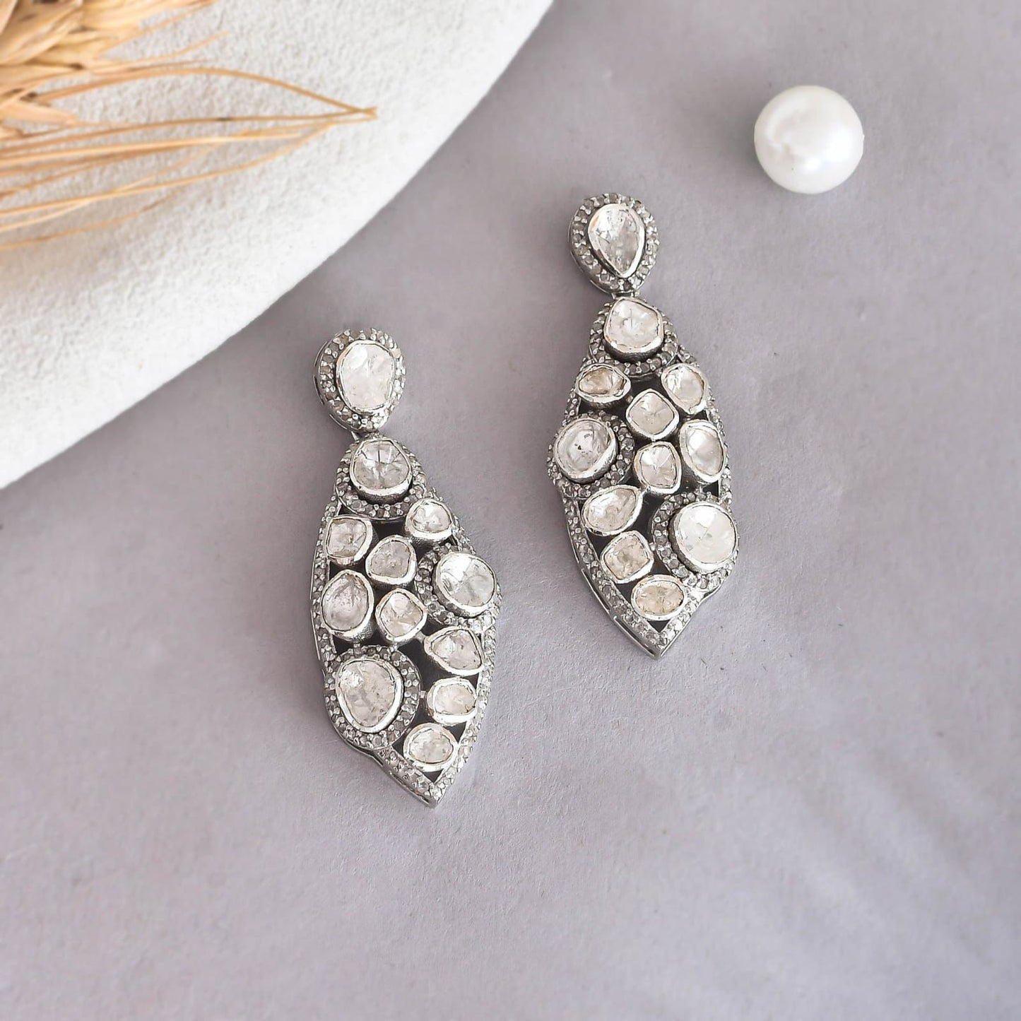 Ethereal Diamond Drop Earrings