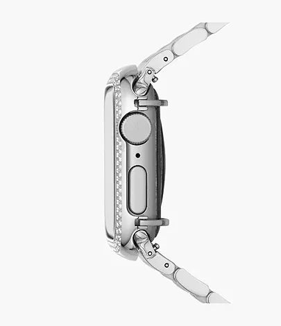 SERIES 7 AND 8 41MM DIAMOND CASE FOR APPLE WATCH IN STAINLESS STEEL