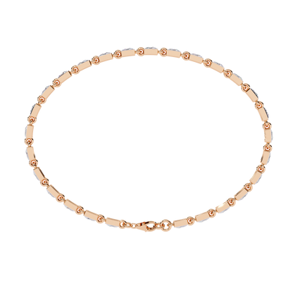 Dainty Gleam – Micro Diamond Bracelet in 14K Gold