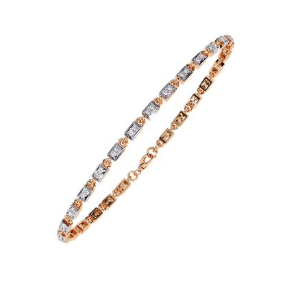 Dainty Gleam – Micro Diamond Bracelet in 14K Gold