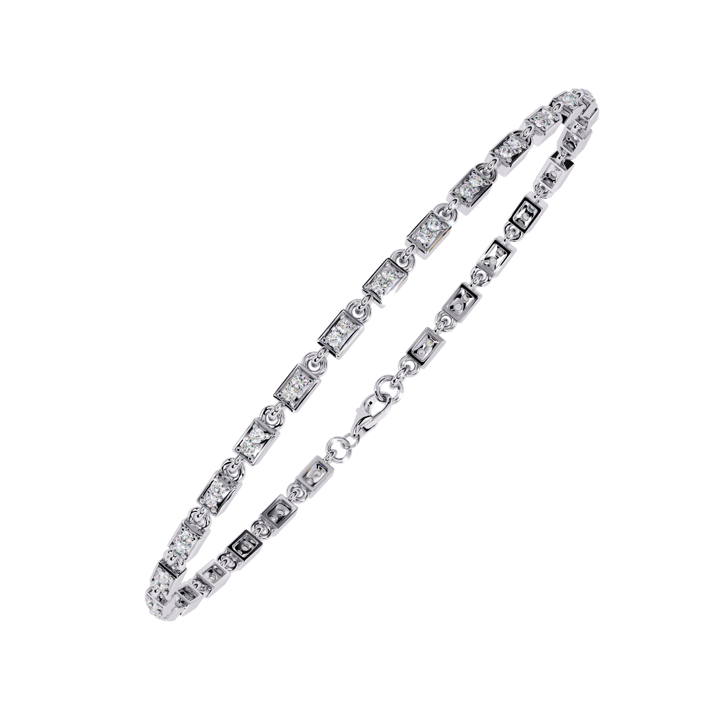 Dainty Gleam – Micro Diamond Bracelet in 14K Gold