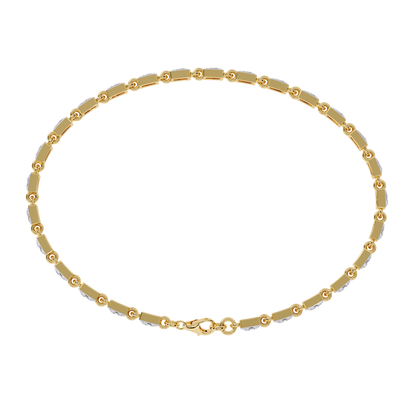 Dainty Gleam – Micro Diamond Bracelet in 14K Gold