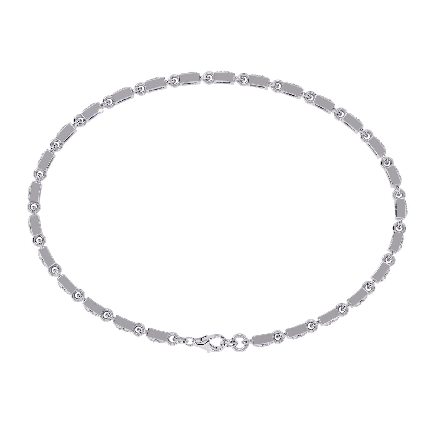 Dainty Gleam – Micro Diamond Bracelet in 14K Gold