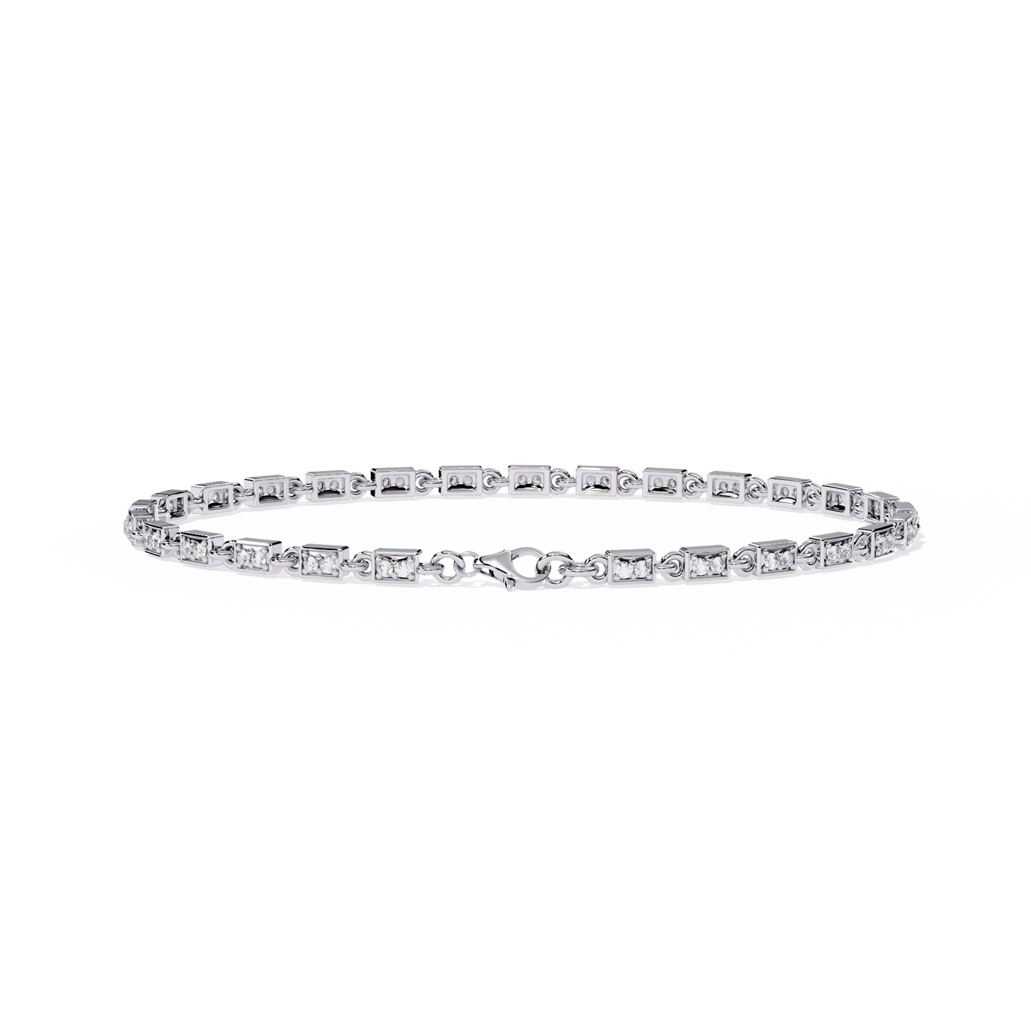 Dainty Gleam – Micro Diamond Bracelet in 14K Gold