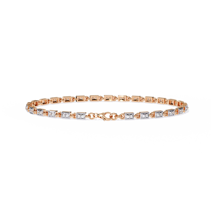 Dainty Gleam – Micro Diamond Bracelet in 14K Gold
