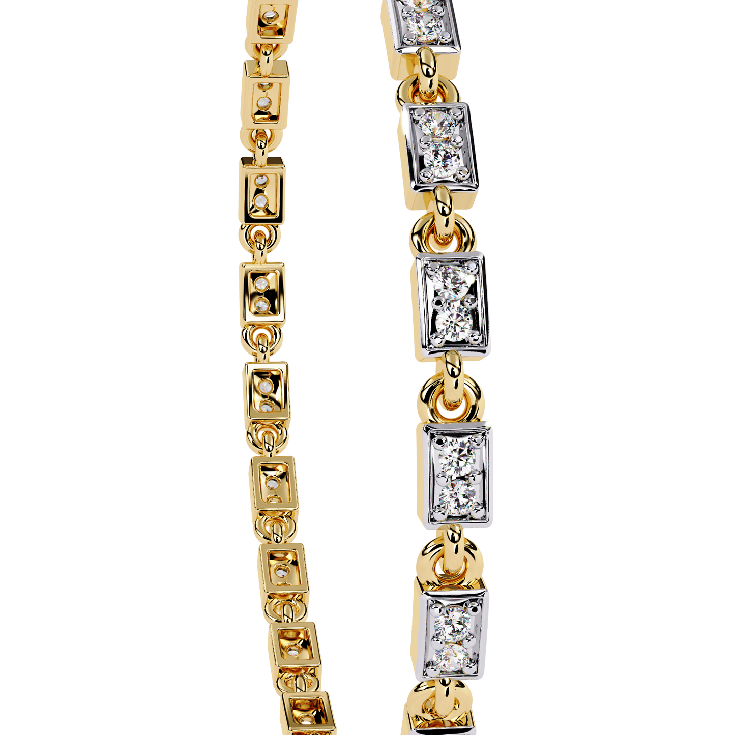 Dainty Gleam – Micro Diamond Bracelet in 14K Gold