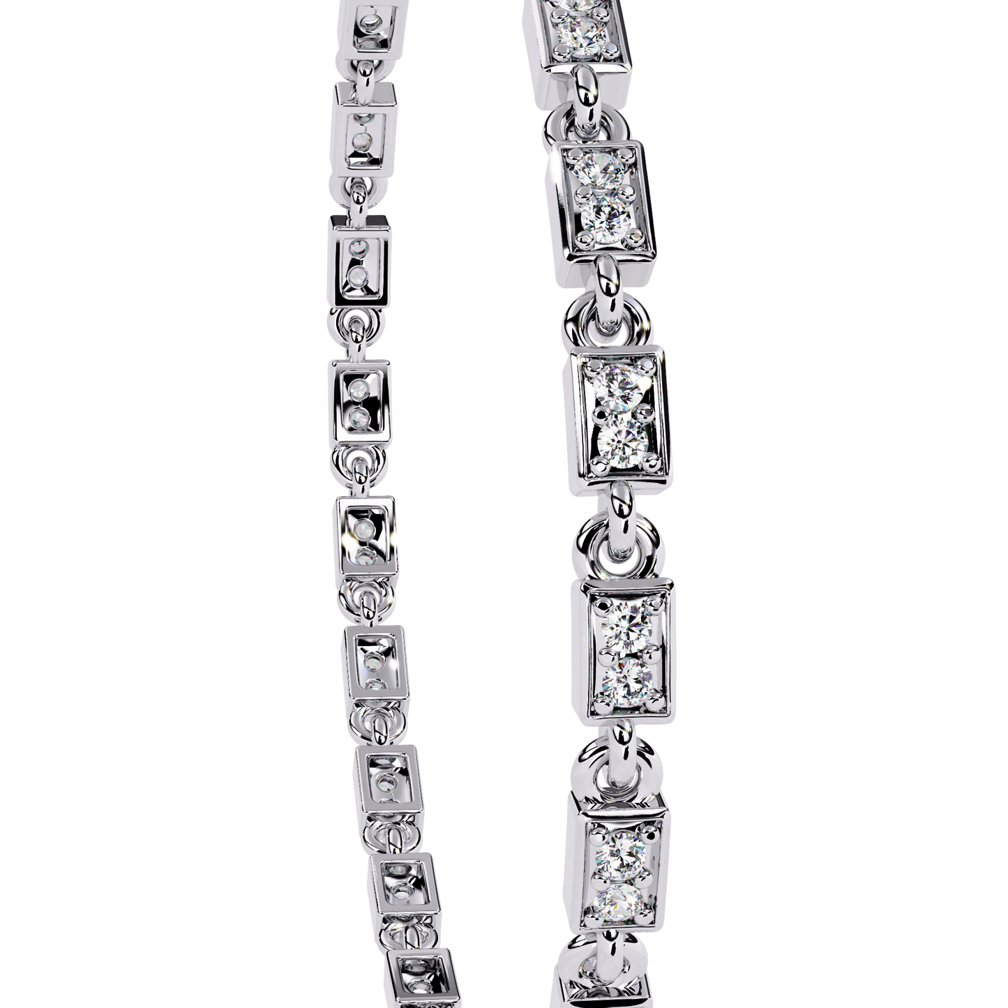 Dainty Gleam – Micro Diamond Bracelet in 14K Gold