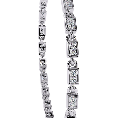 Dainty Gleam – Micro Diamond Bracelet in 14K Gold