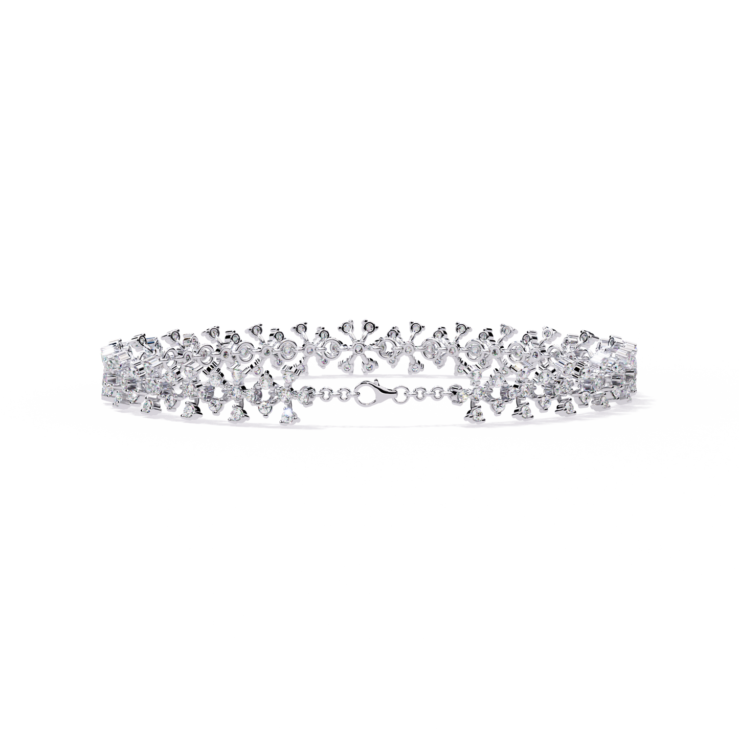 Imperial Lace – Diamond Filigree Bracelet in 14K Gold