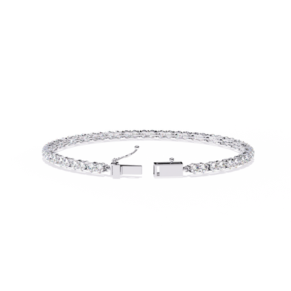 Radiant Line – 2.7MM Lab Diamond Tennis Bracelet in 14K Gold