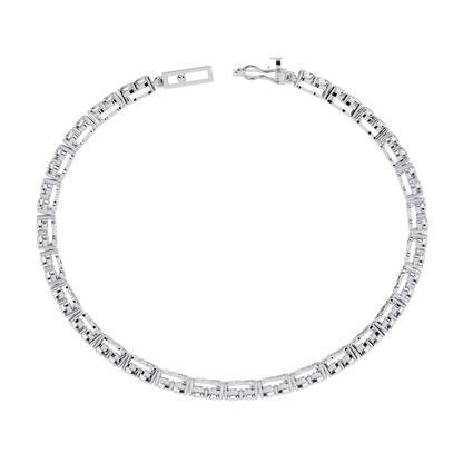 Radiant Line – 2.7MM Lab Diamond Tennis Bracelet in 14K Gold