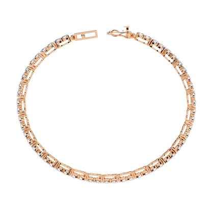 Radiant Line – 2.7MM Lab Diamond Tennis Bracelet in 14K Gold